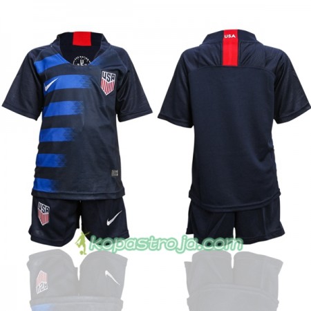 Billiga Fotbollströjor USA Barn Borta tröja 2018/19 Kortärmad